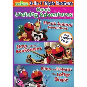 Sesame Street - Elmo's Learning Adventures: Triple Feature  DVD